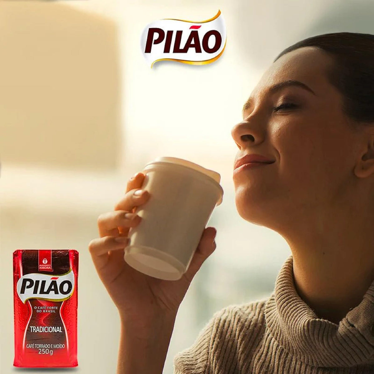 Pilao Roasted & Ground Coffee — 8 x 250g GLUTEN-FREE Pack