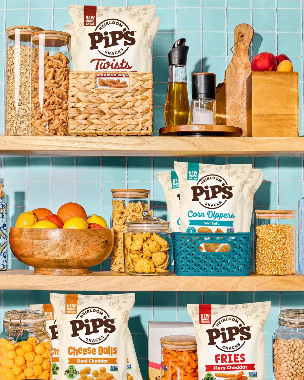 Pip's Heirloom Snack Mini Popcorn Kernels – 44 oz Jar | Non-GMO, Vegan, Gluten Free