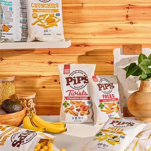 Pip's Heirloom Truffle Mini Popcorn – 1 oz Bags (24 Pack) | Real Black Truffle & Avocado Oil