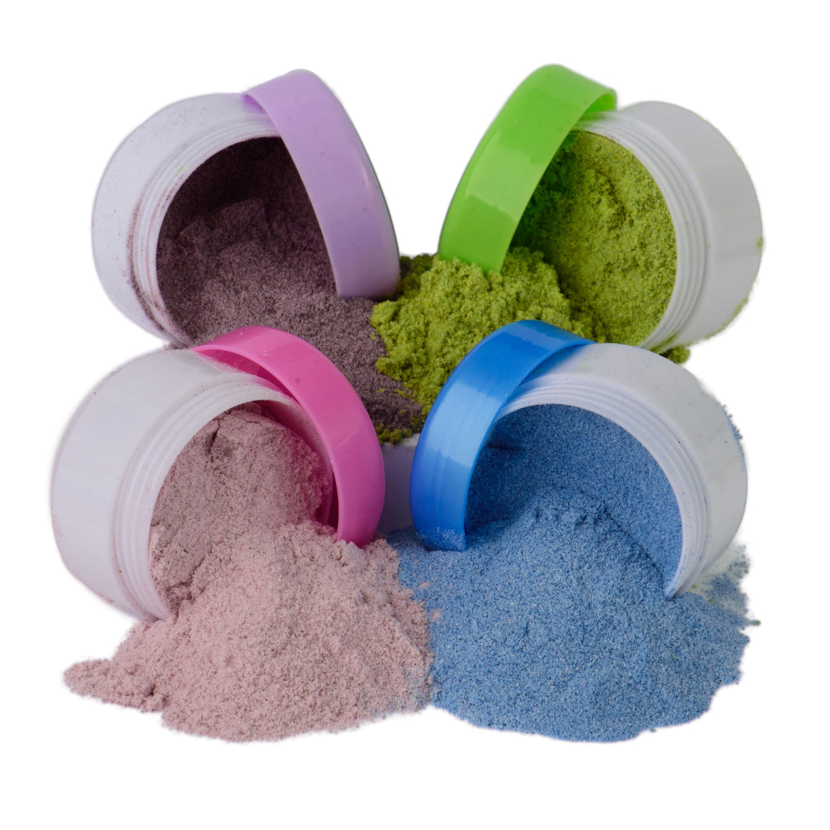 Pixie Dust All-Natural Pastel Food Coloring Powders – Pink, Purple, Blue & Green | Dye-Free, Plant-Based, Flavorless, Kosher