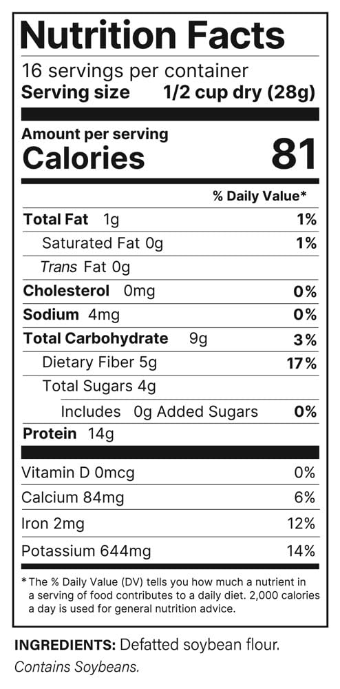 Plant Basics Hearty Plant Protein – Unflavored Chunks, 2 lb Pack, Vegan Meat Substitutes