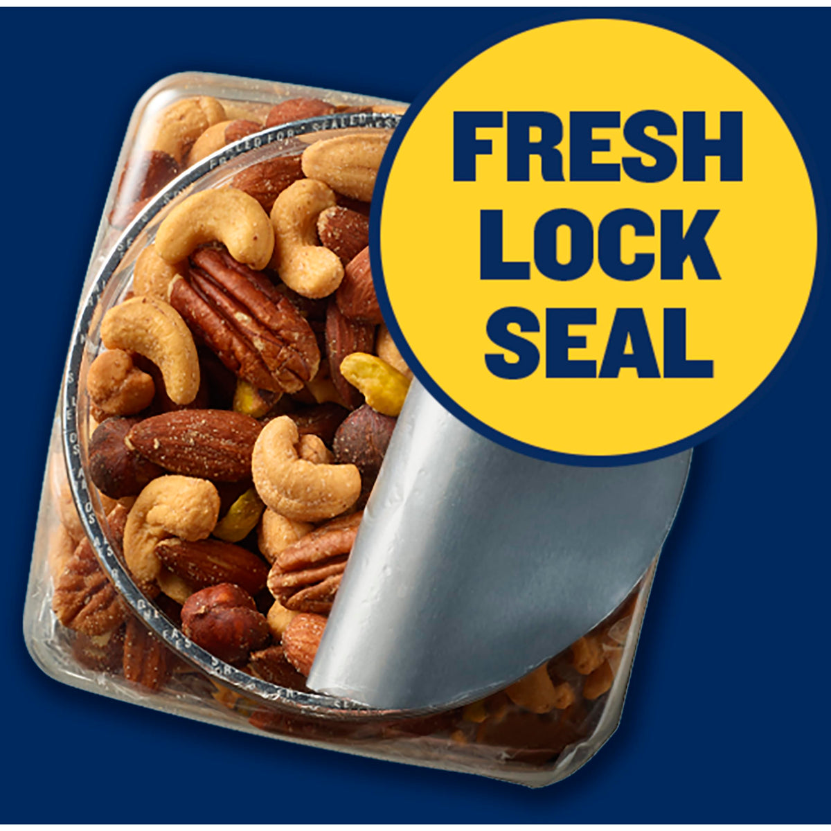 PLANTERS Deluxe Mixed Nuts with Sea Salt – 27 oz Resealable Container