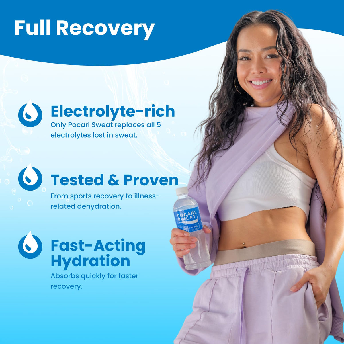 Pocari Sweat PET Bottles 12-Pack 500 ml – Hydration with Electrolytes, Caffeine-Free, USA