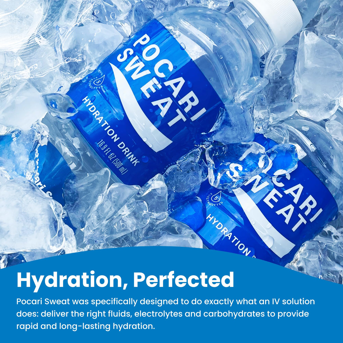 Pocari Sweat PET Bottles 12-Pack 500 ml – Hydration with Electrolytes, Caffeine-Free, USA