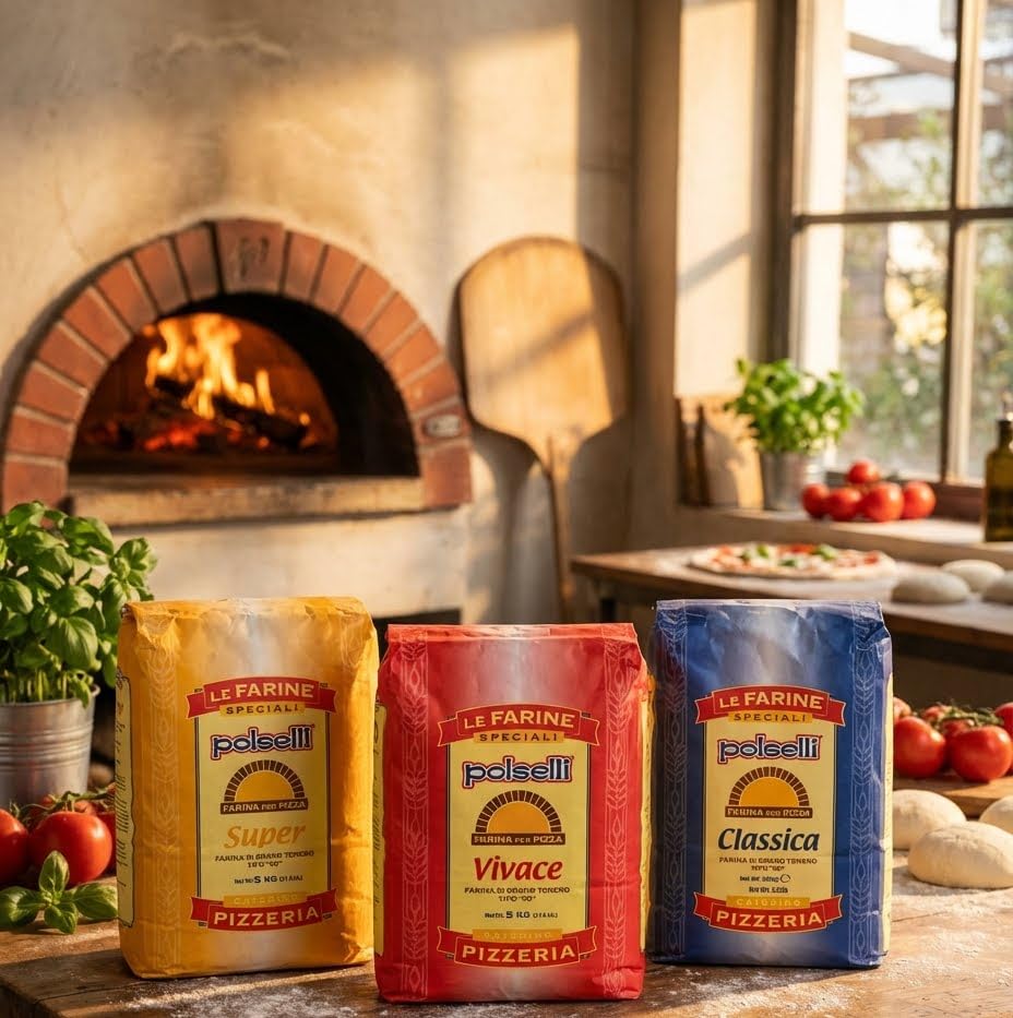 Polselli Vivace Type 00 Flour – 5 kg for Neapolitan Pizza & Pasta