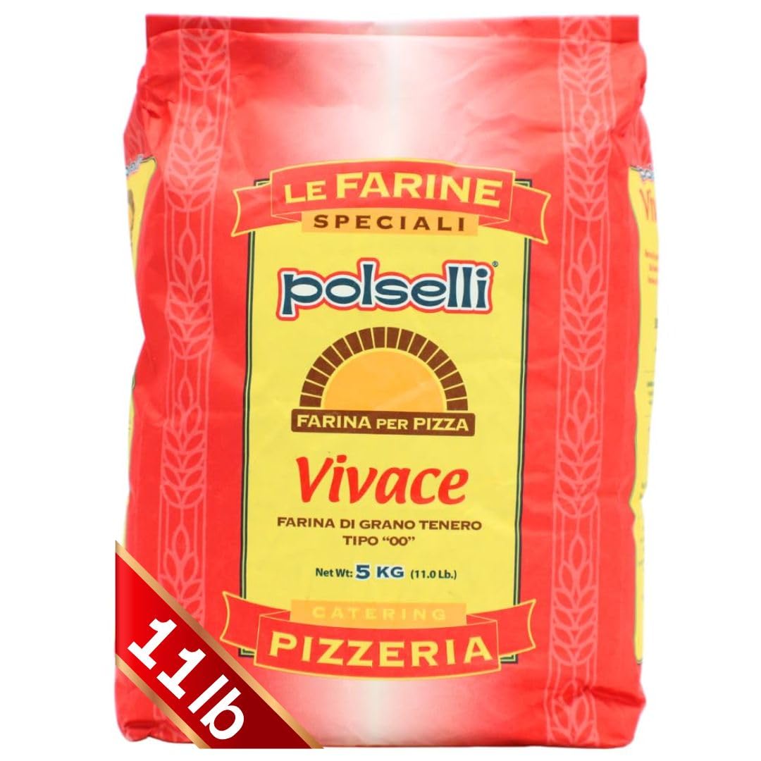 Polselli Vivace Type 00 Flour – 5 kg for Neapolitan Pizza & Pasta