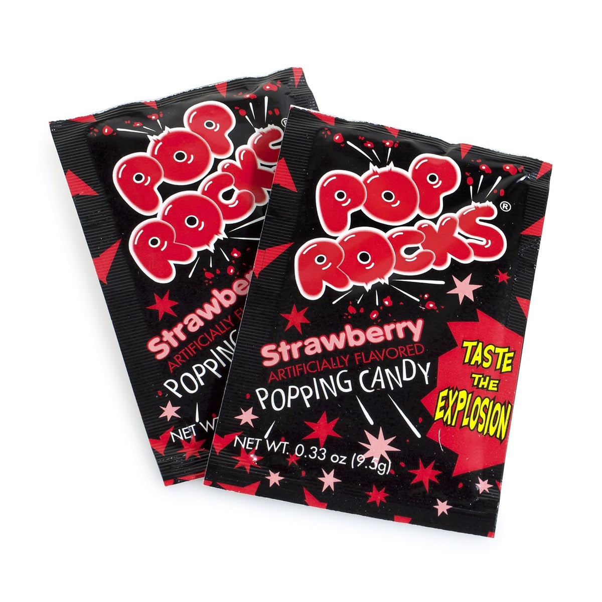 Pop Rocks Strawberry Hard Candy – 24 Pieces (0.33 oz Each)