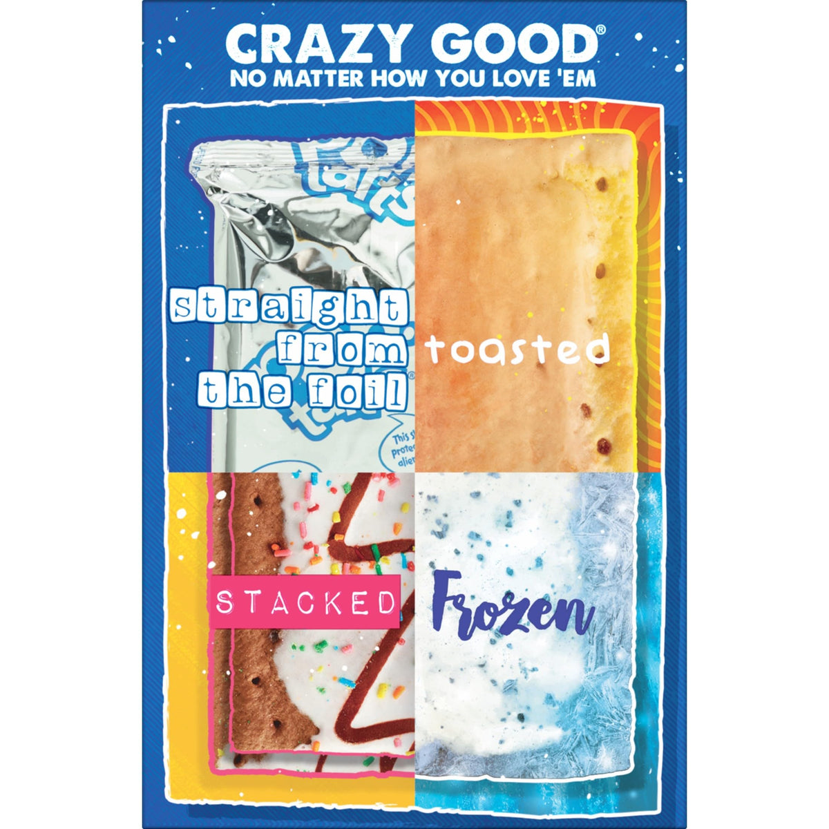 Pop-Tarts Frosted Cookies and Creme Toaster Pastries – 96 Pack | Ready-to-Eat Breakfast & Snacks