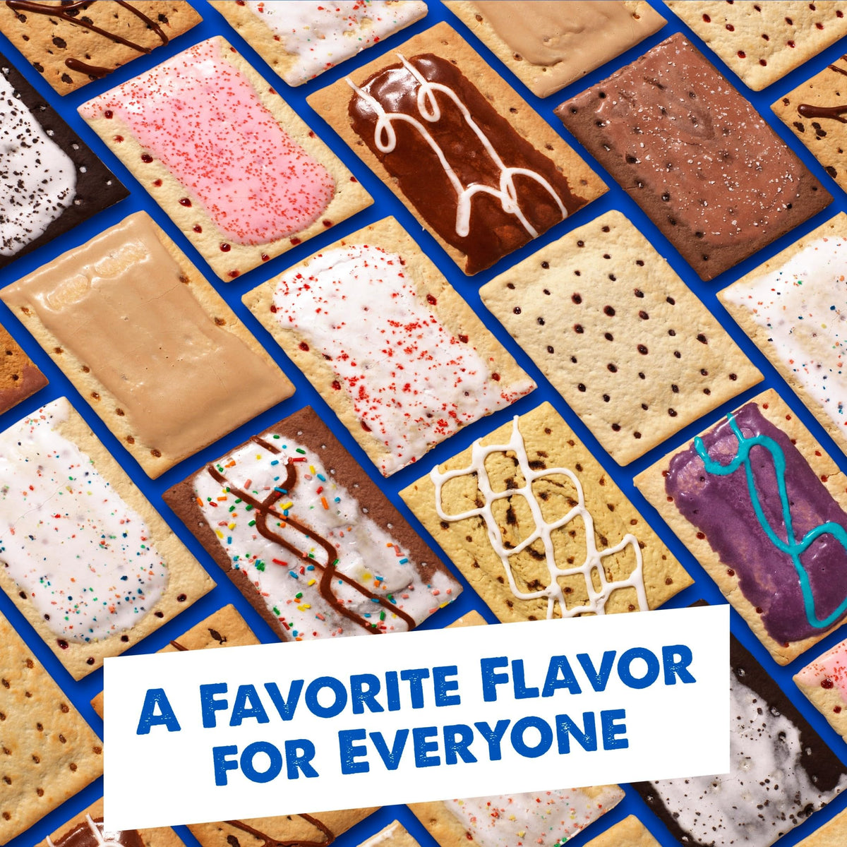 Pop-Tarts Frosted Blueberry Toaster Pastries – 64-Count Pack