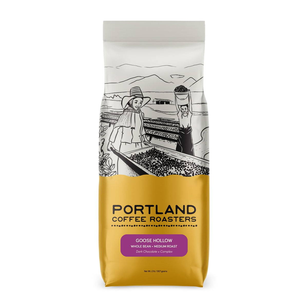 Portland Roasting Goose Hollow – Whole Bean, Medium Roast, 32 oz
