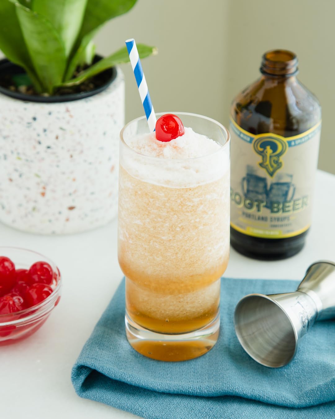 Portland Syrups Genuine Root Beer Syrup – Premium Craft Syrup for Cocktails, Sodas & Desserts (12 oz x 2)