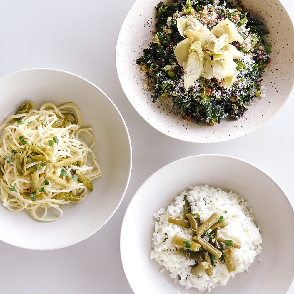 POSHI Marinated Vegetables Variety Pack | Asparagus, French Beans, Cauliflower & Artichoke