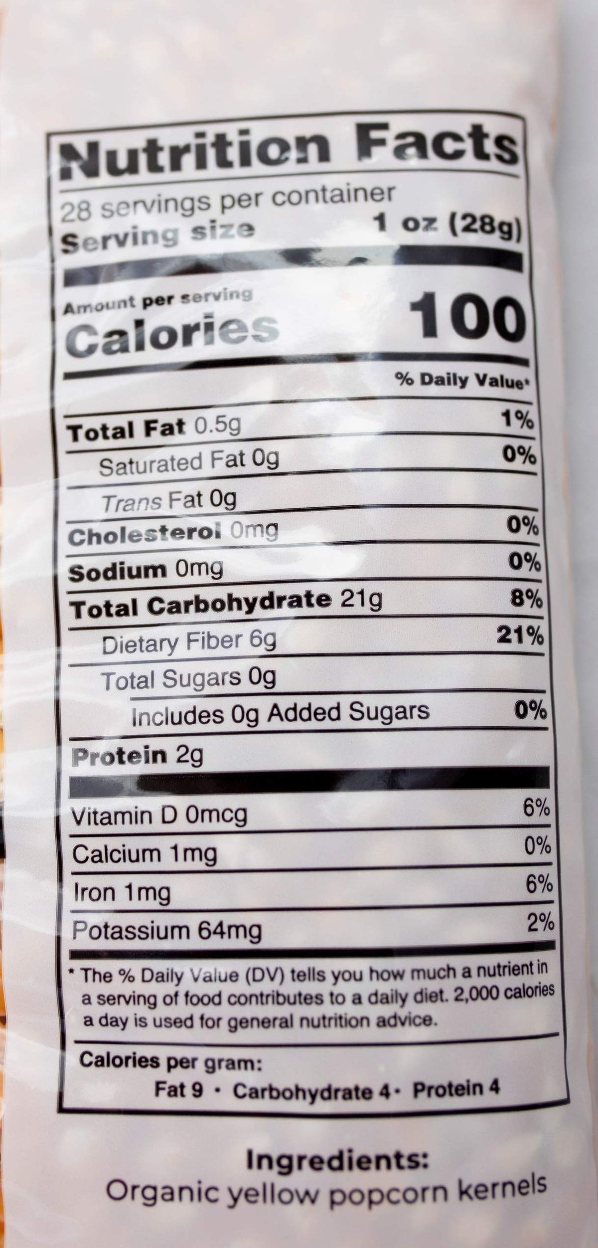 Preferred Popcorn Organic Popcorn — 28 Ounce Bag, Pack of 4, 30 Servings per Bag