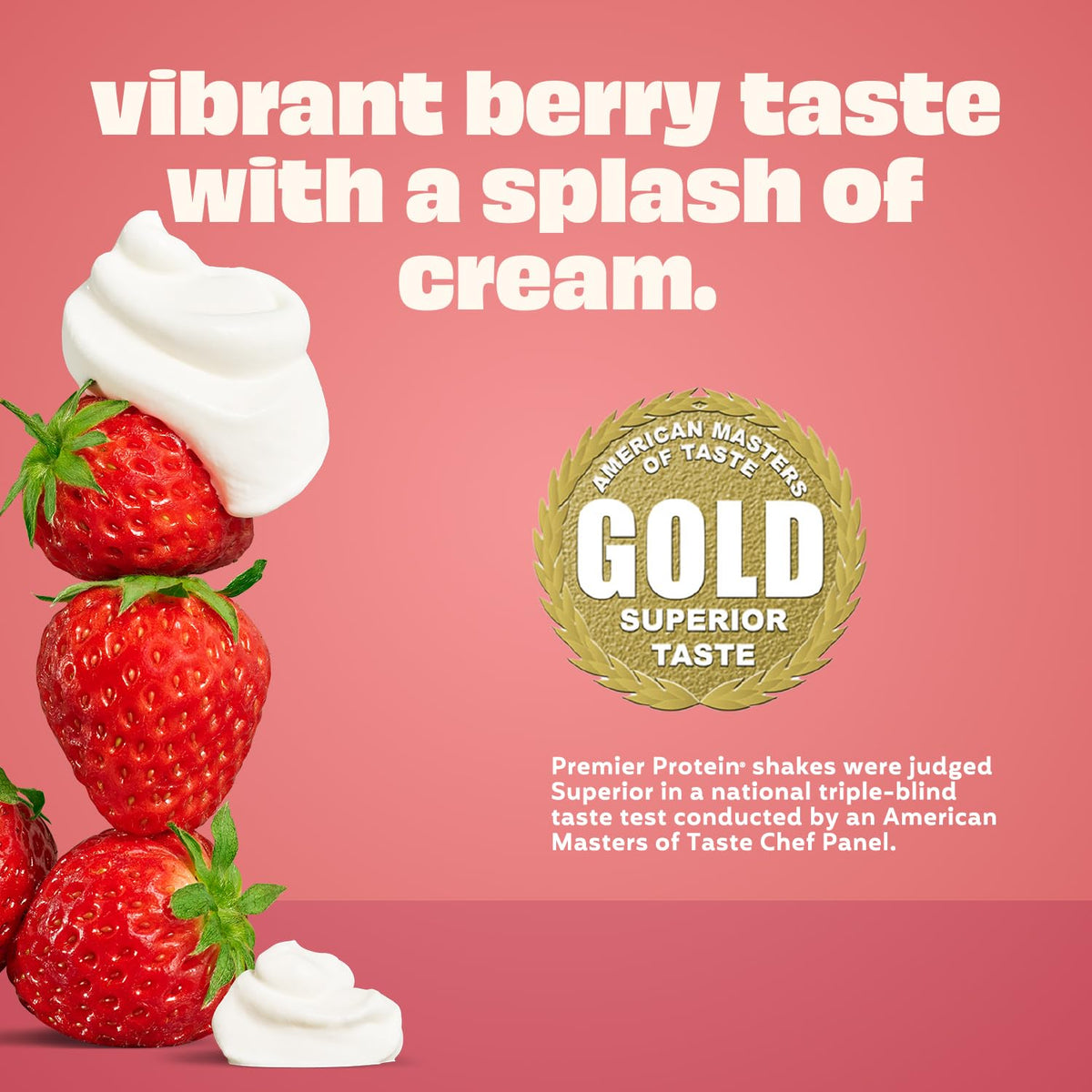 Premier Protein Shake Strawberries & Cream – 30g Protein, No Added Sugar, 11.5 oz, 12 Pack