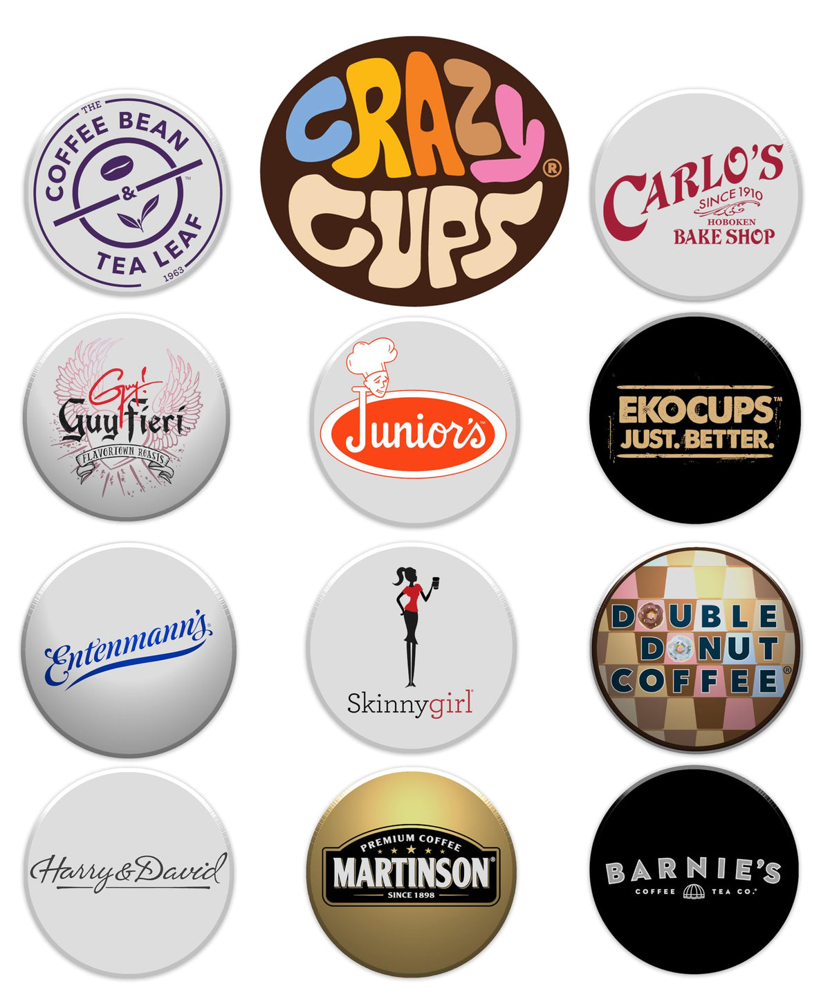 Crazy Cups Flavored Coffee Pods Variety Pack for Keurig K-Cups – 40 Count