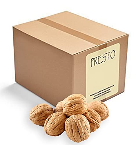 Presto Sales Walnuts in Shell – Hartley Choice, Low-Carb & High-Protein, 5 lb Box