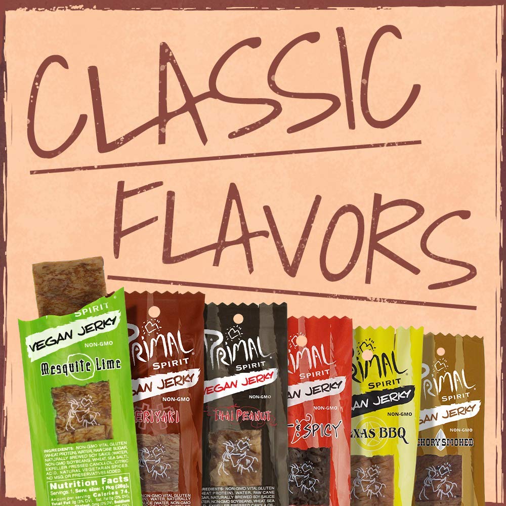 Primal Spirit Foods Mesquite Lime Vegan Jerky – 24 Pack