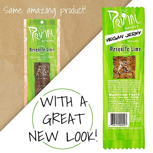 Primal Spirit Foods Mesquite Lime Vegan Jerky – 24 Pack