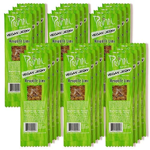 Primal Spirit Foods Mesquite Lime Vegan Jerky – 24 Pack