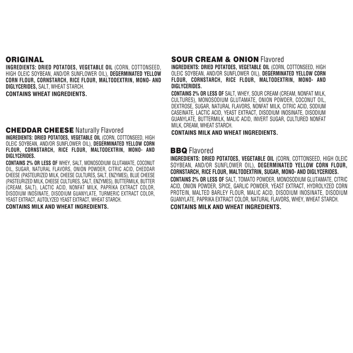 Pringles Snack Stacks Variety Pack – 36 Cups of Original, Sour Cream & Onion, Cheddar Cheese, BBQ