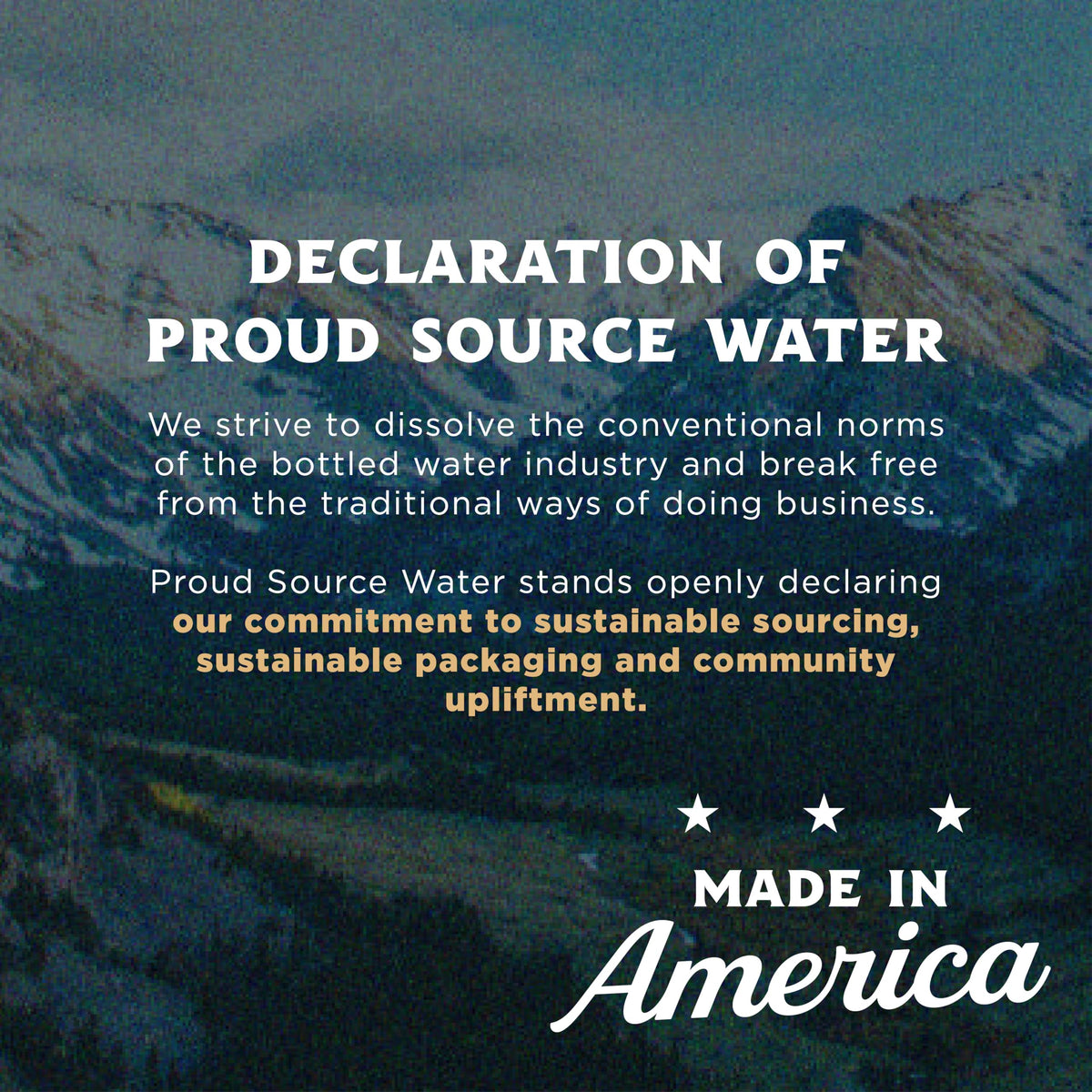 Proud Source Alkaline Spring Water – Rocky Mountain Mineral Water with Electrolytes (16 oz, Pack of 6)