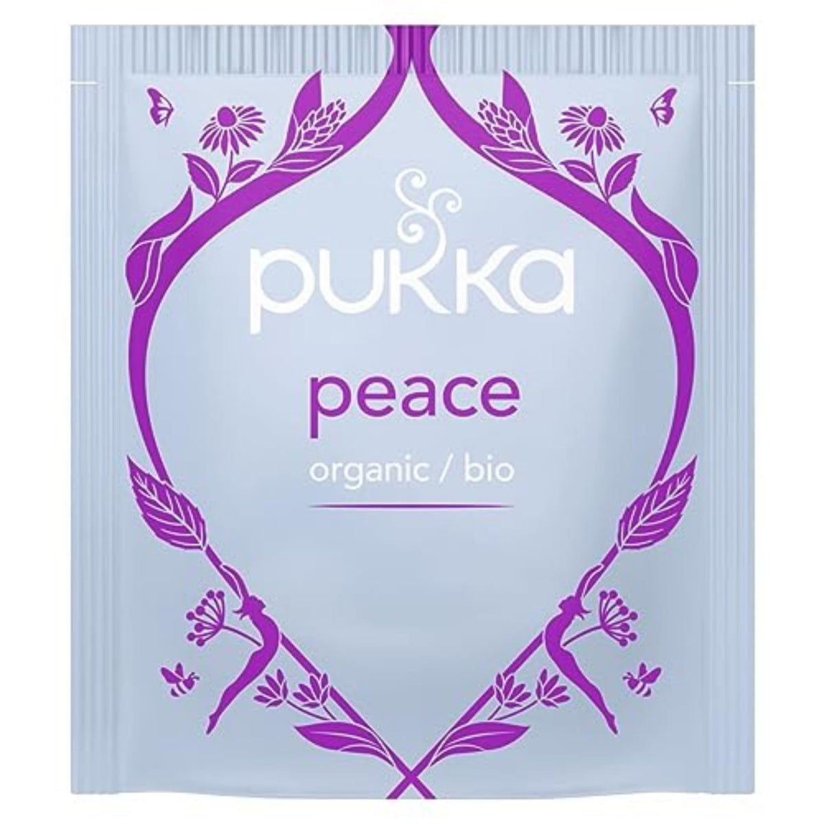 Pukka Peace Organic Herbal Tea Bags – Caffeine-Free with Spearmint, Ashwagandha & Hemp Seed Oil | 80 Bags (4x20)