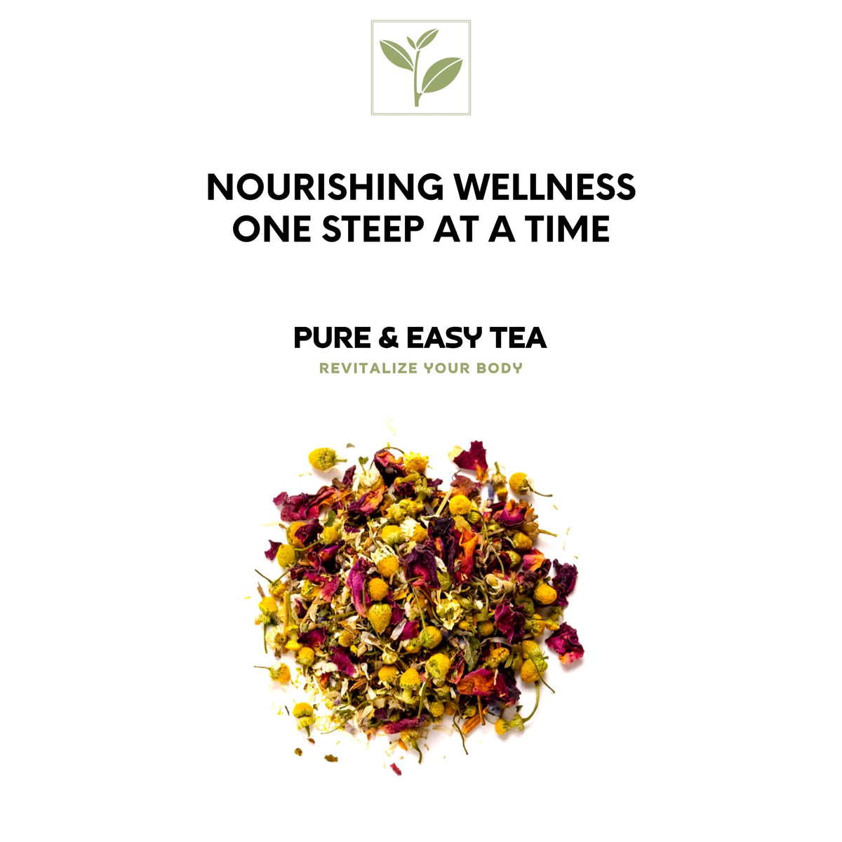 Pure And Easy Tea Cardio Care – Caffeine-Free Herbal Heart & Circulatory Support Tea (100g)