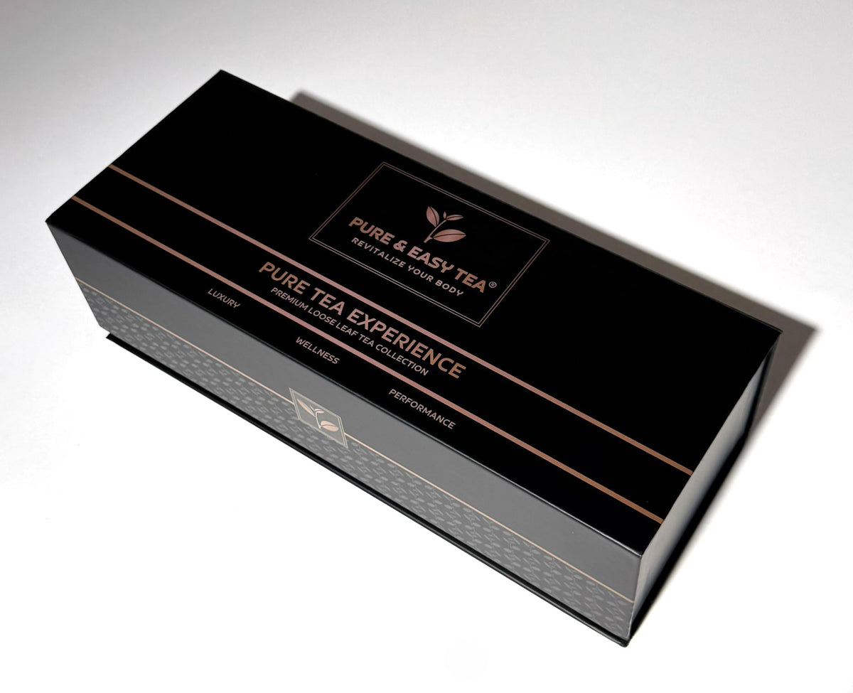Pure And Easy Tea Premium Tea Flight Gift Set – 30 Sachets, 10 Blends