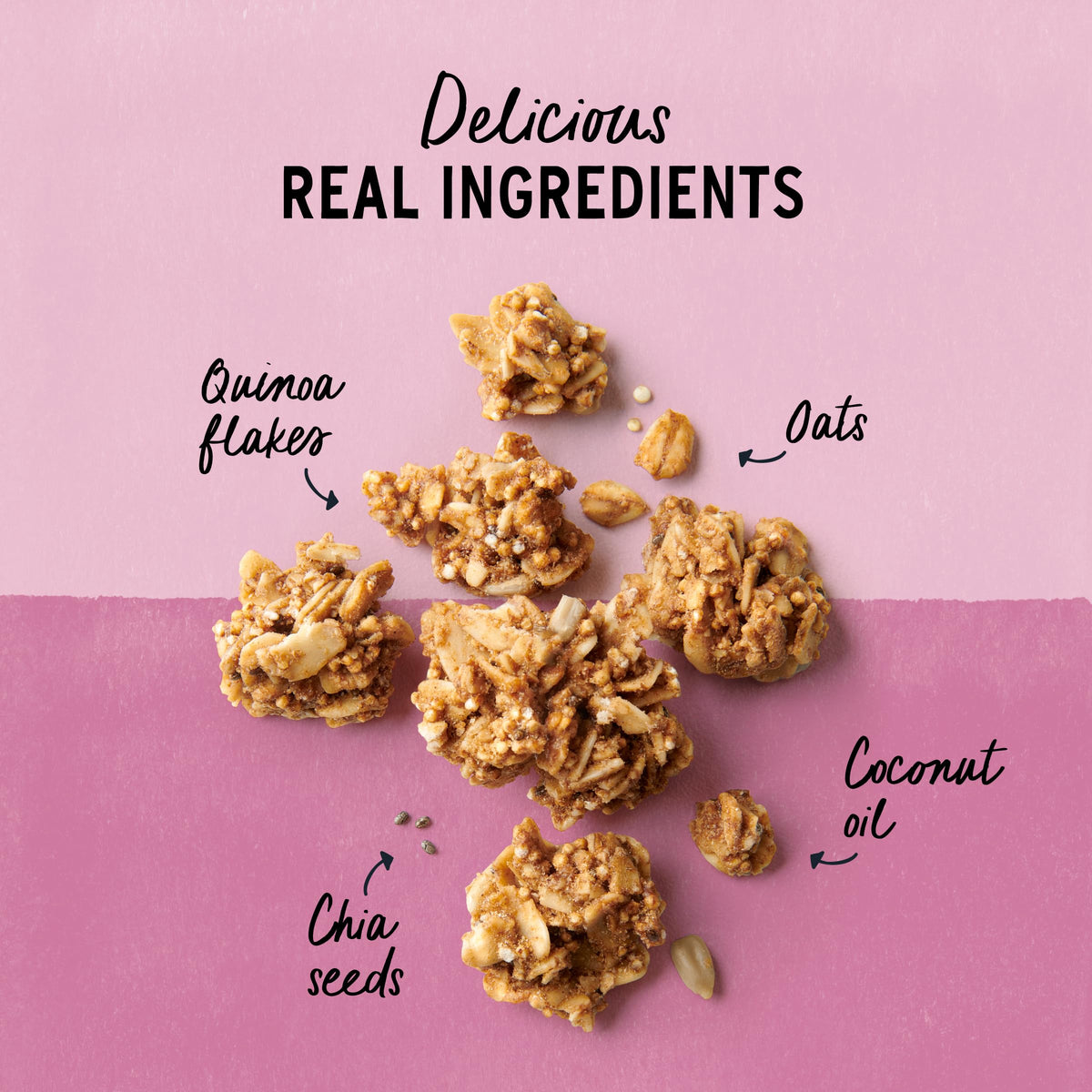 Purely Elizabeth Berry Crisp Granola with Vitamin D – Gluten-Free & Non-GMO