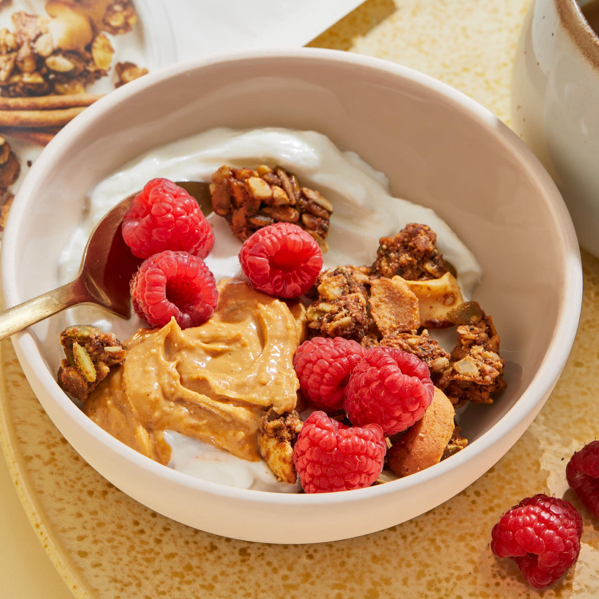 Purely Elizabeth Cinnamon Peanut Butter Keto Granola with MCT Oil – Grain-Free (3 x 8oz Bags)