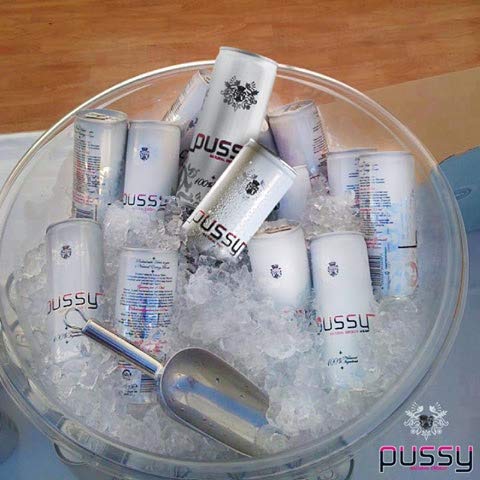 Pussy Natural Energy Drink 12 Pack – 12 x 8.4 oz Cans, 100% Natural Ingredients