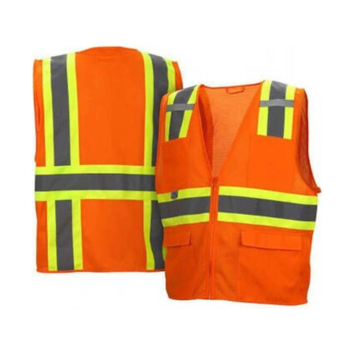 Pyramex Men's All Mesh Surveyor Vest - Orange