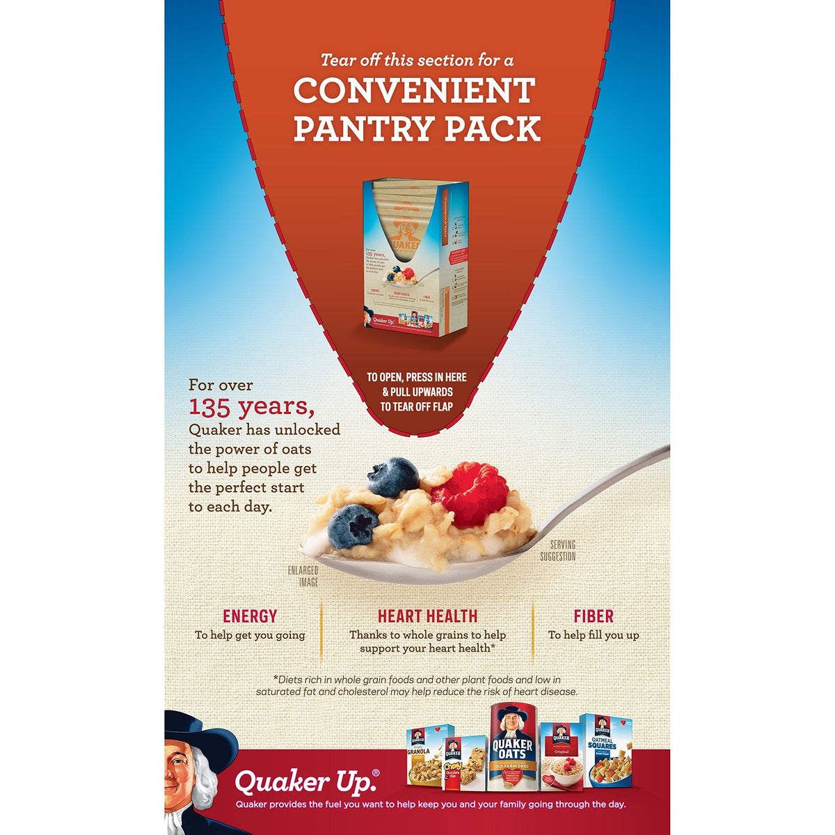 Quaker Instant Oatmeal Cinnamon & Spice — 4-Pack, 10-Count Boxes