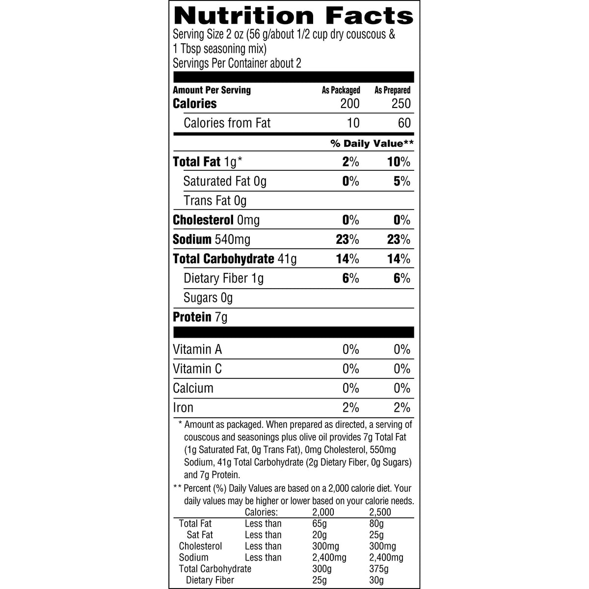 Quaker Near East Pearled Couscous – Roasted Garlic & Olive Oil, 4.7 oz (Pack of 6 Boxes) | Quick-Cook & Kosher