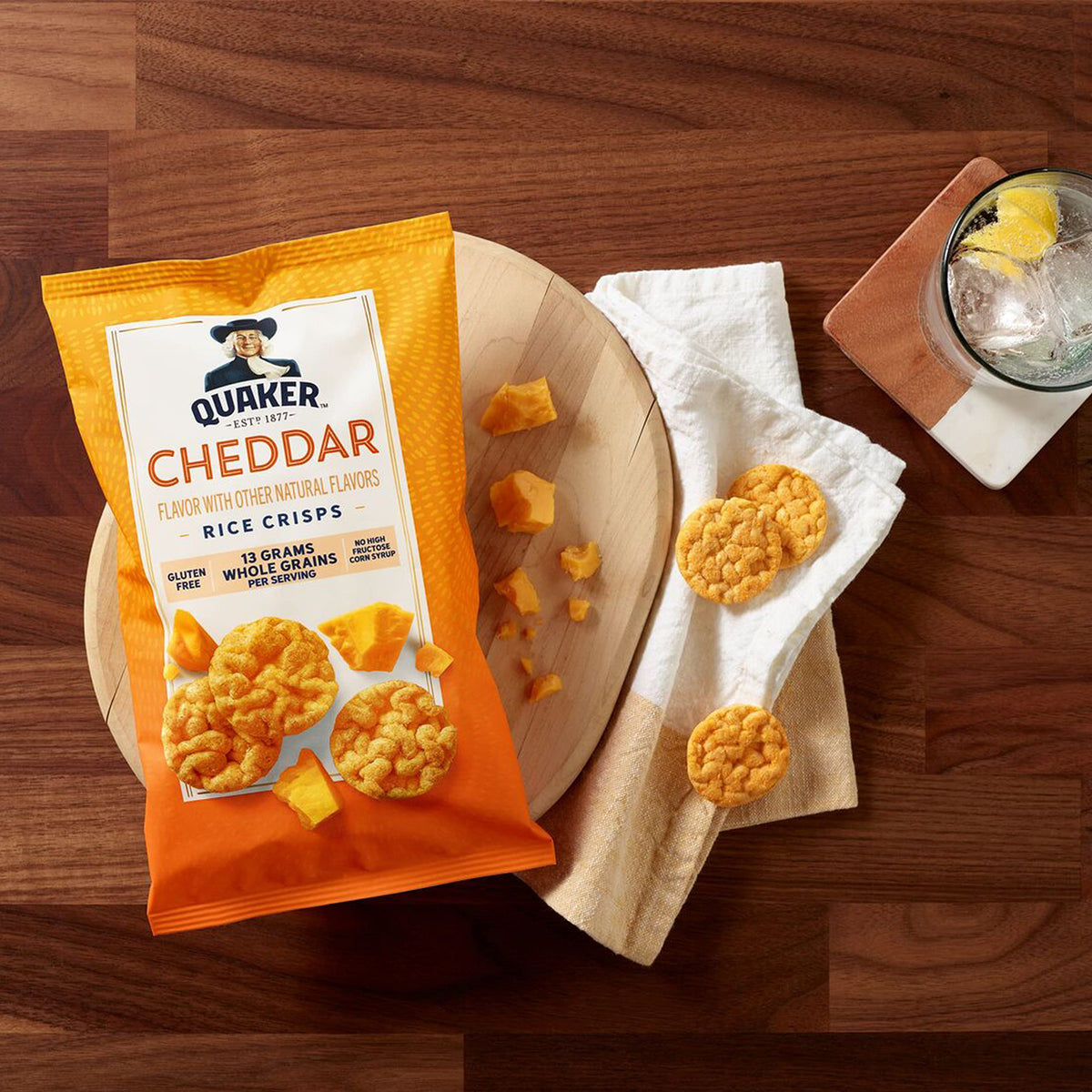 Quaker Rice Crisps 6 Flavor Variety Pack – 12 Bags (3 oz Each) | Gluten Free & Whole Grains