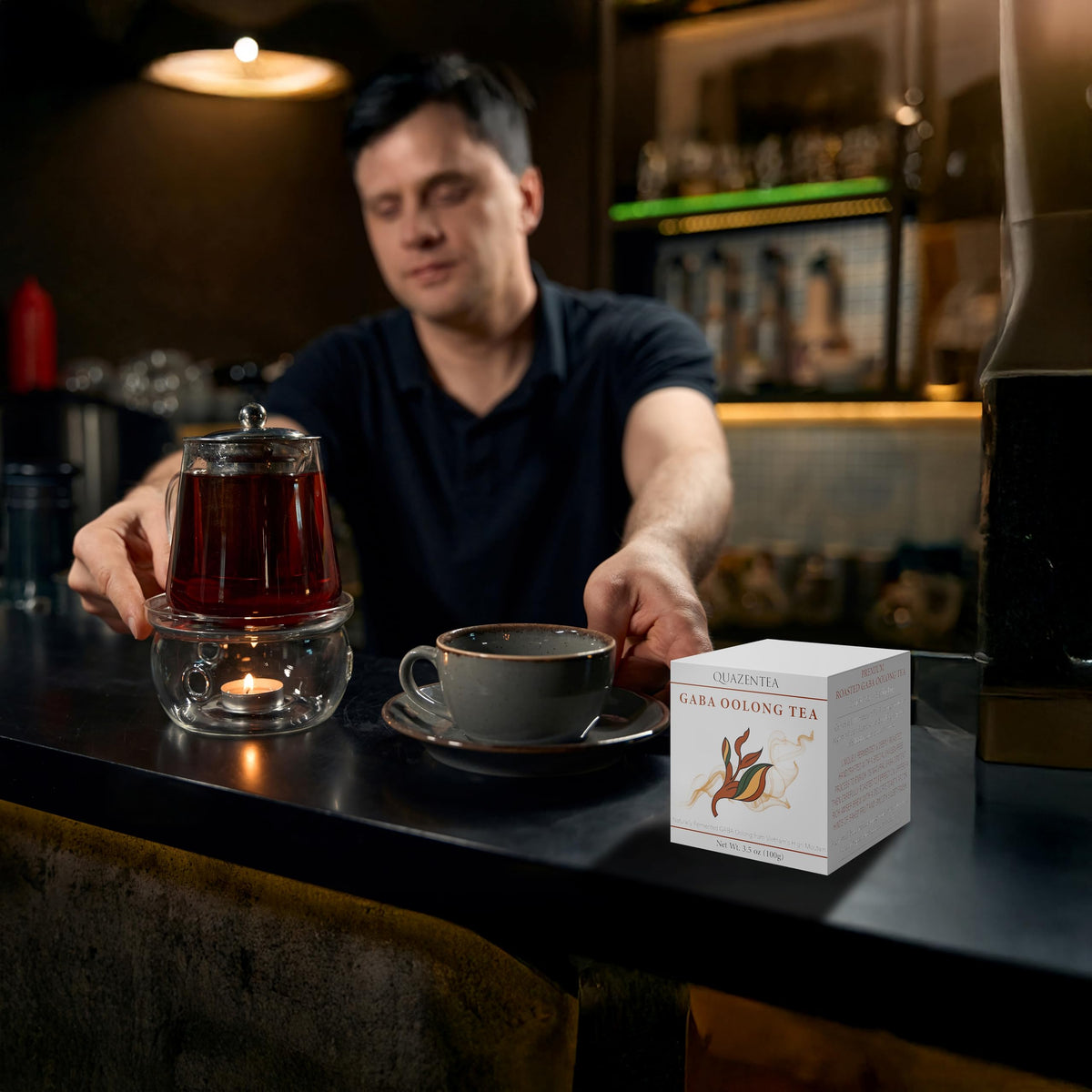 QuaZenTea GABA Oolong Tea Loose Leaf – Vietnamese High Mountain, Smooth Calm Focus | QUAZENTEA