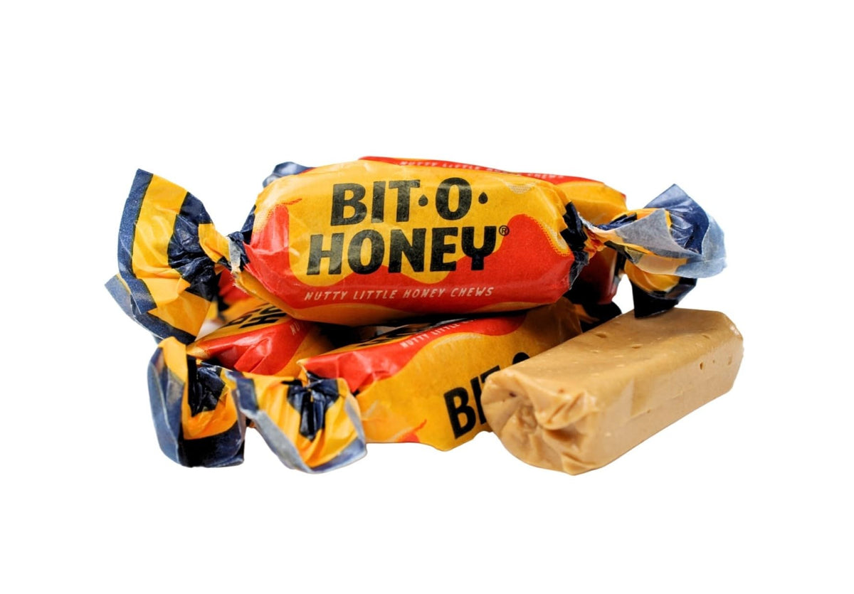 Bits O Honey Candy Bulk (2 lb) – Queen City Candy Cave Old Fashioned Honey Almond Taffy