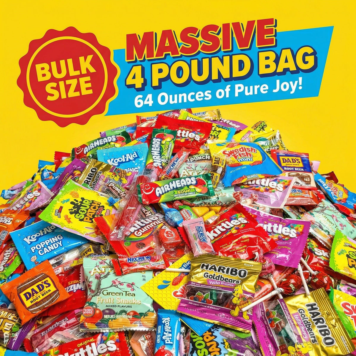 Queen Jax Candy Variety Pack – Deluxe 4 lb Bulk Assorted Candy Party Mix