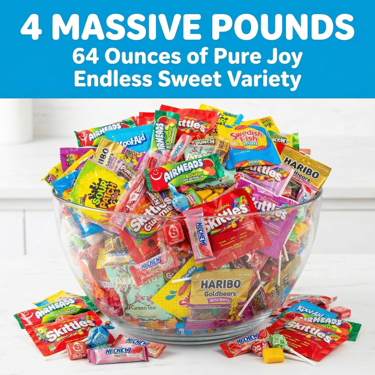 Queen Jax Candy Variety Pack – Deluxe 4 lb Bulk Assorted Candy Party Mix