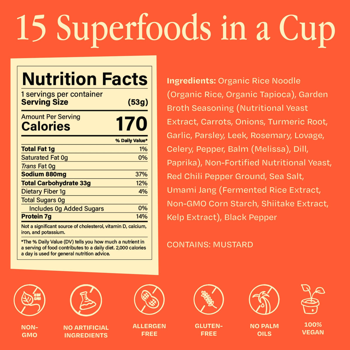 Rawmyun Gangnam Spicy Gluten-Free Vegan Cup Noodles – Clean Ingredients