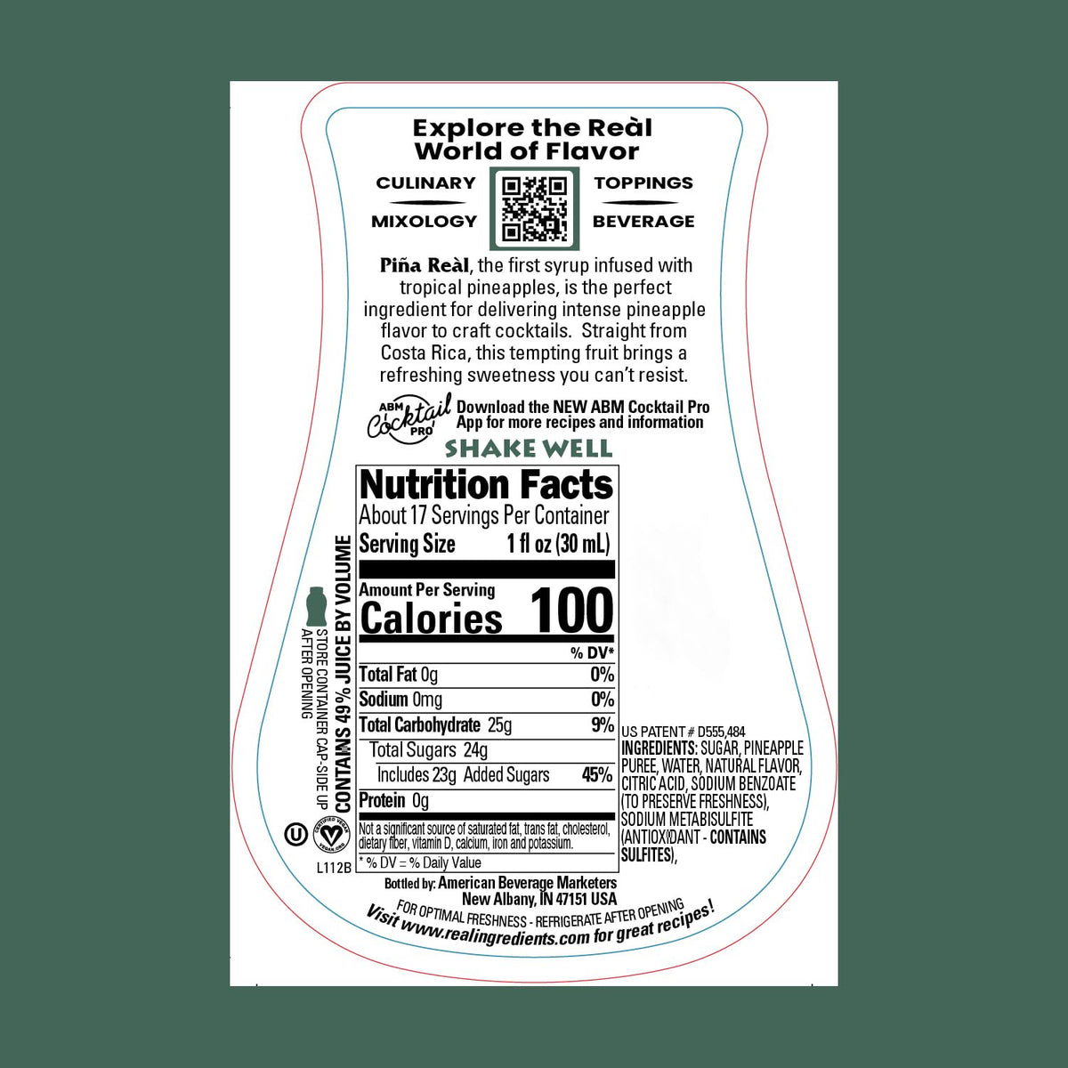Pina Real Infused Exotics Pineapple Puree Syrup - 16.9 oz Squeezable Bottles (Pack of 3)