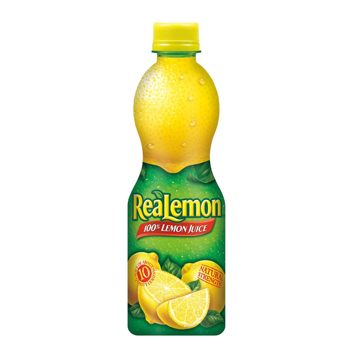 ReaLemon 100% Lemon Juice from Concentrate – 15 fl oz Bottle (Pack of 12) | Gluten-Free, Sodium-Free, Ideal for Cocktails & Marinades