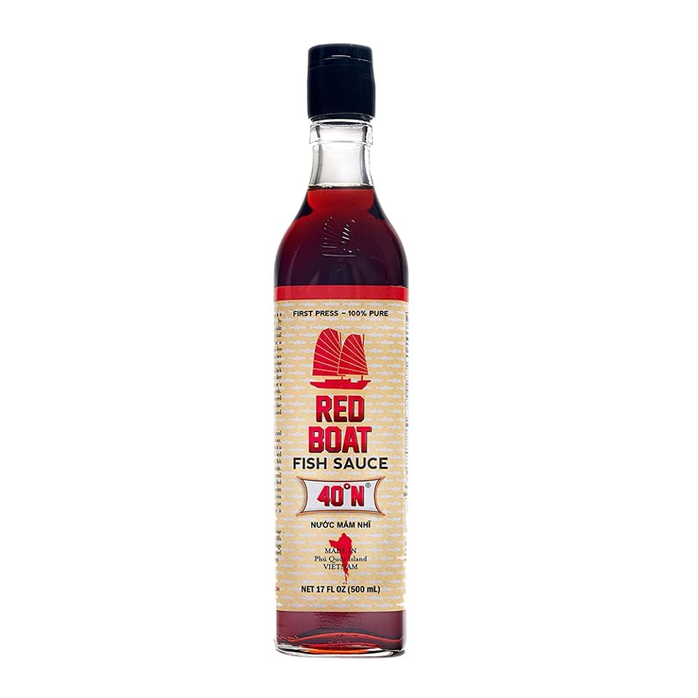 Red Boat Fish Sauce 40°N | Premium 2-Ingredient Vietnamese Fish Sauce | Pack of 2
