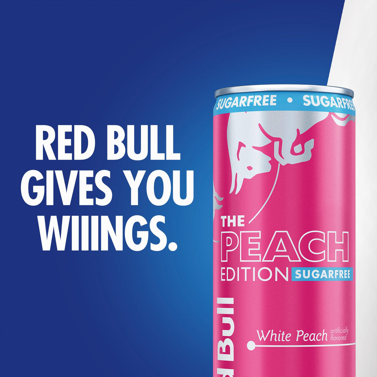 Red Bull Peach Edition Sugarfree Energy Drink – White Peach, 8.4 oz Can (24 Pack)