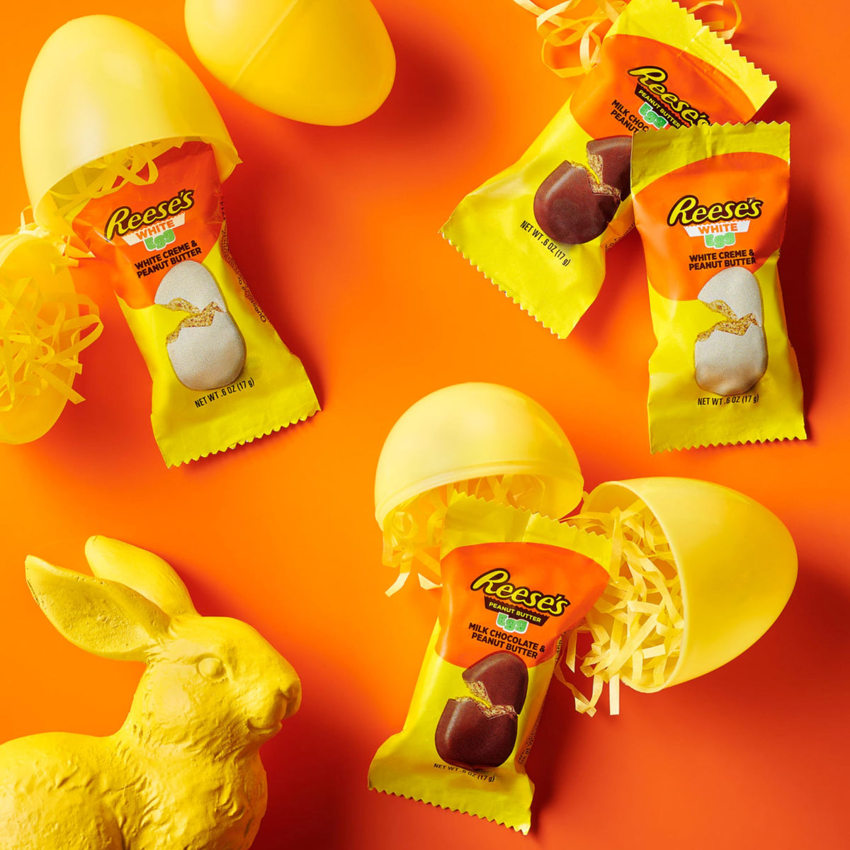 REESE'S Assorted Snack-Size Peanut Butter Eggs — Easter Candy Bag 28.8 oz