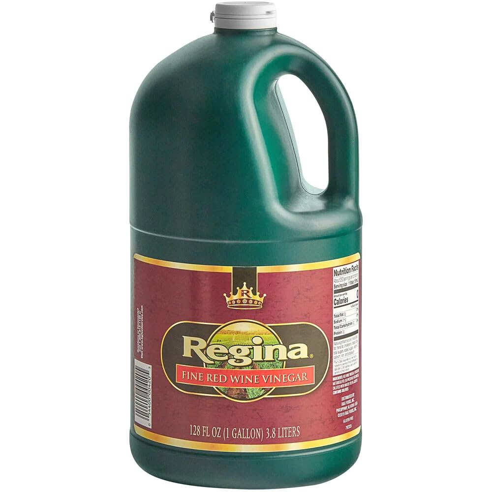 Regina Red Wine Vinegar – 1 Gallon (128 oz) – Premium Culinary Vinegar