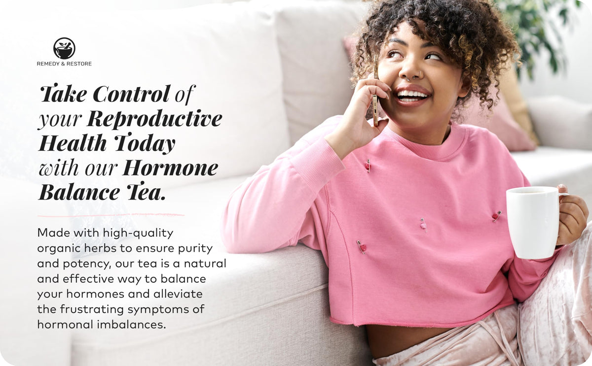 Remedy & Restore Herbal Tea for Hormone Balance – Spearmint Loose Leaves