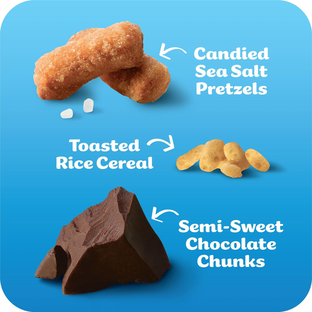 Rice Krispies Treats Bliss Chocolate Sea Salt Pretzel Bars – 6 Boxes, 36 Bars