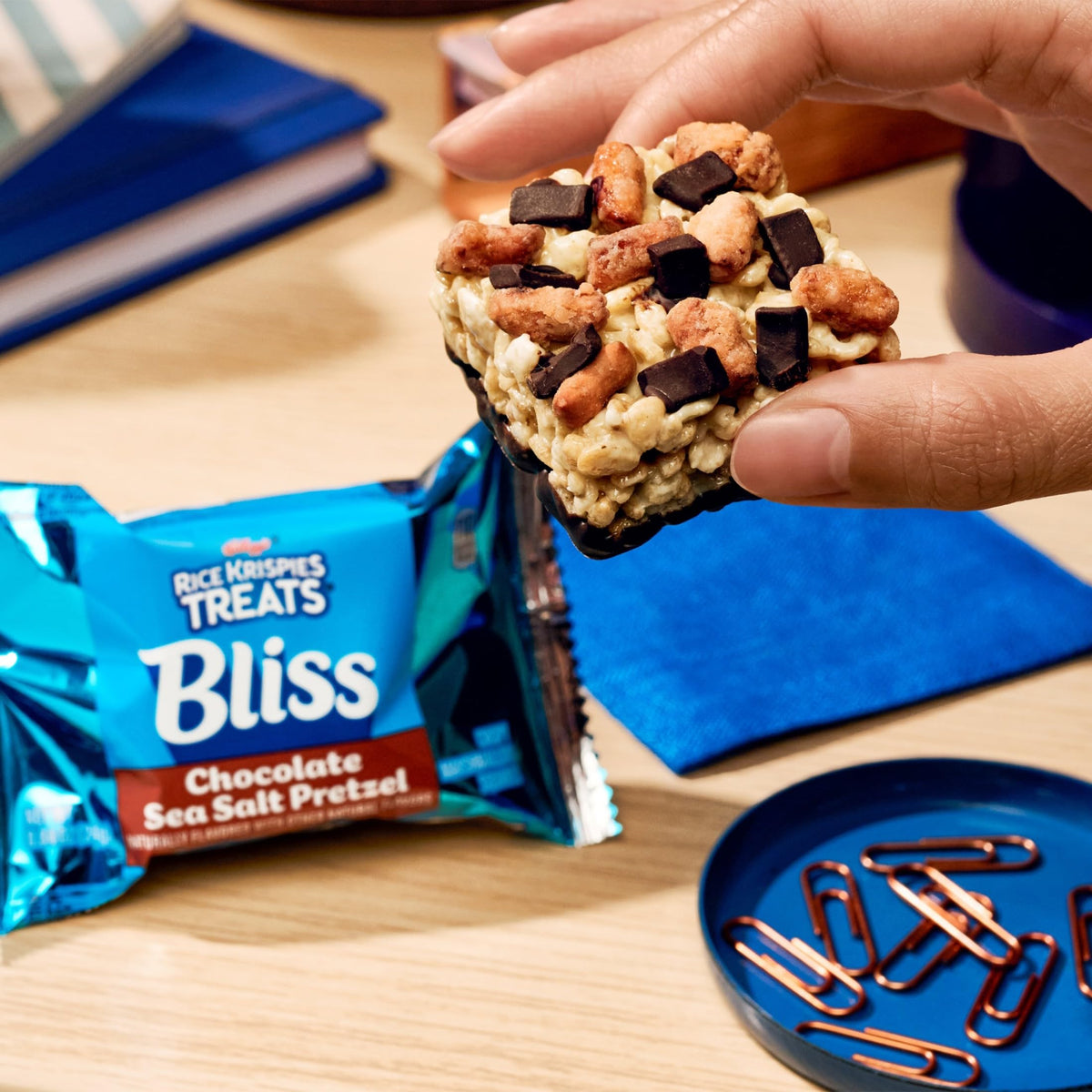 Rice Krispies Treats Bliss Chocolate Sea Salt Pretzel Bars – 6 Boxes, 36 Bars