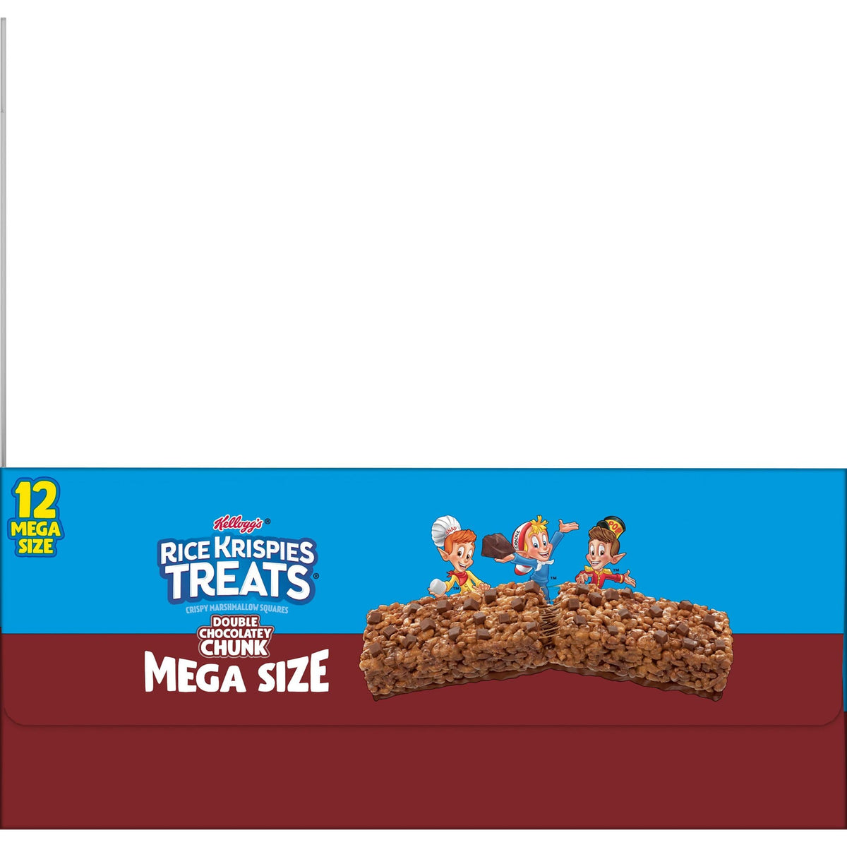 Rice Krispies Treats Mega Bars – Double Chocolatey Chunk Marshmallow Snack Bars, 36oz Box (12 Count)